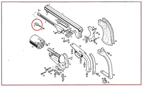 #4 1851/60/61 Loading Lever Latch