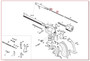#19-20 1873 GWII Pony Express/Express Agent Ejector Rod & Head (Blued)