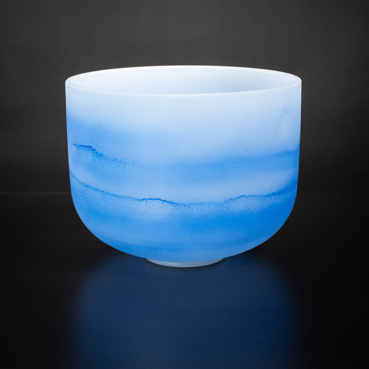 Crystal Singing Bowls - Fusion Crystal Singing Bowls - Azurite
