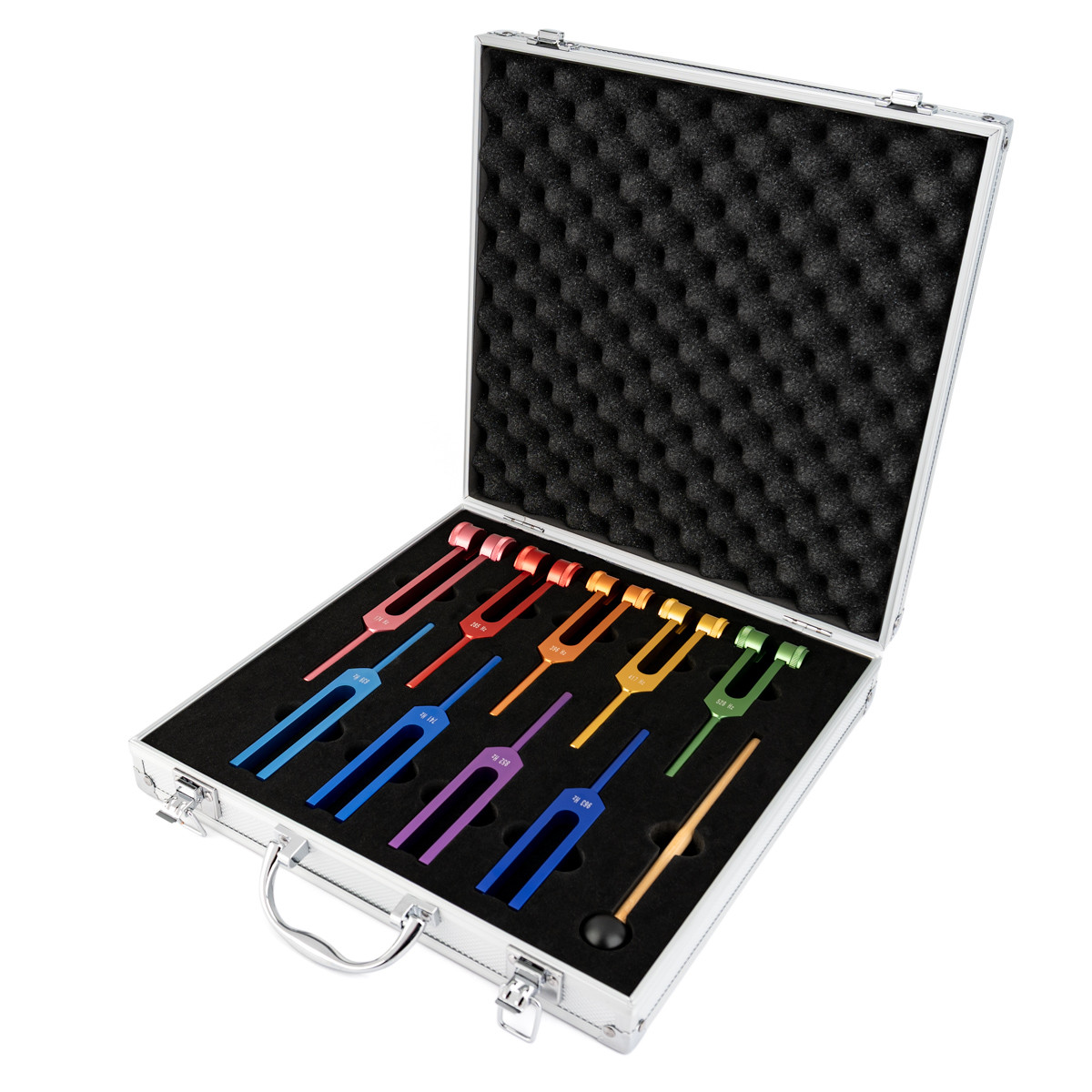 Zen Solfeggio Notes Set of Nine Tuning Forks