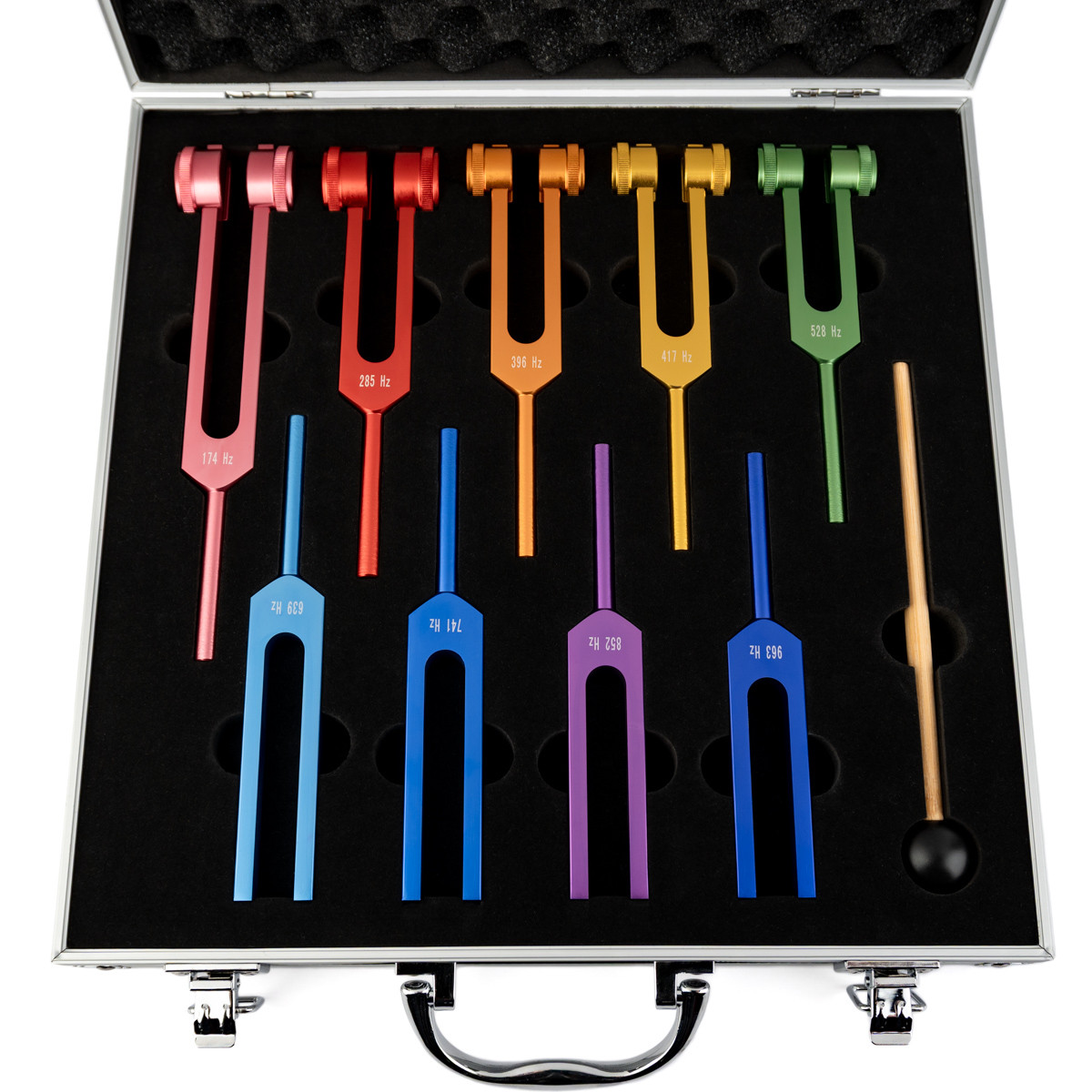 Zen Solfeggio Notes Set of Nine Tuning Forks