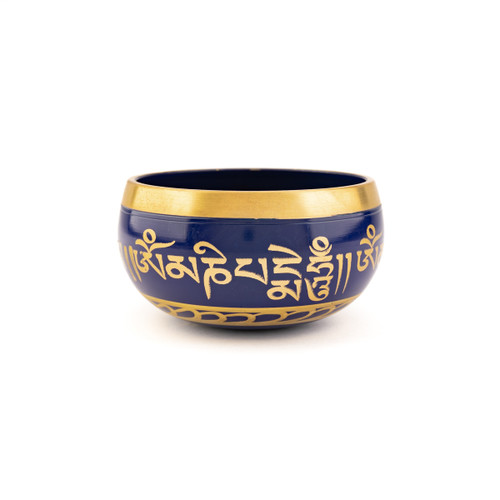 Blue Cast Tibetan Singing Bowl 4" Blue Cast Tibetan Singing Bowl 4"
