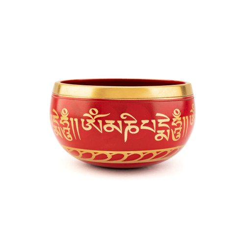 Red Cast Tibetan Singing Bowl 4.5" Red Cast Tibetan Singing Bowl 4.5"