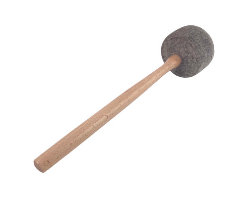 Large Dark Grey Felt Singing Bowl Striker Mallet #F1LGr Large Dark Grey Felt Singing Bowl Striker Mallet #F1LGr