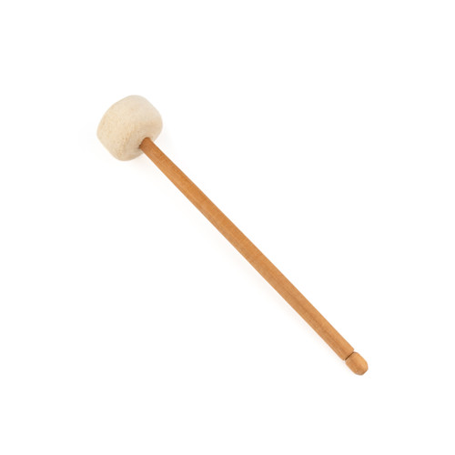 Zen White Felt Gonger Small #ZWF1