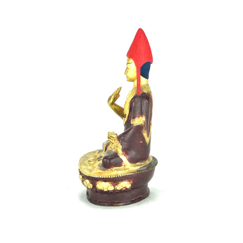 Gilded Gold/Bronze 7.5" Khedrubje Nepalese Buddha Statue #st237