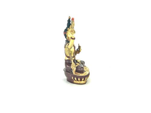 Gilded Gold/Bronze 8.5" Manjushri Nepalese Buddha Statue #st238