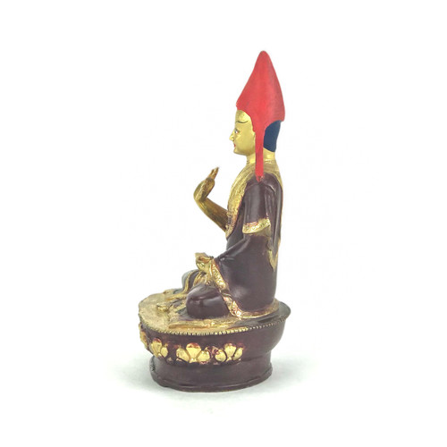 Gilded Gold/Bronze 7.5" Khedrubje Nepalese Buddha Statue #st267