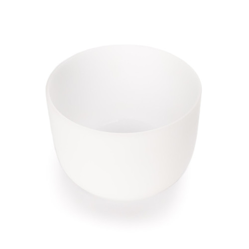 9" F Note 440Hz Perfect Pitch Frosted Crystal Singing Bowl Crystal Vibes #cvf9fpp0