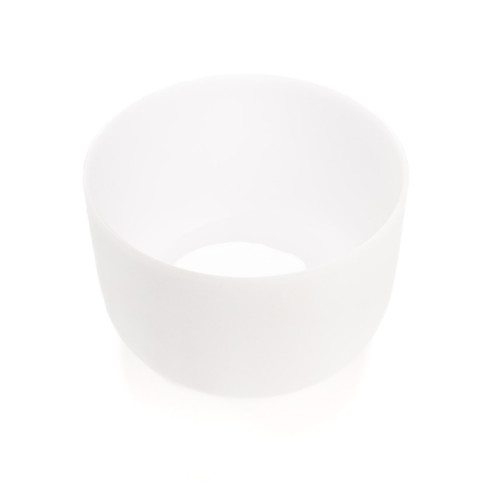 10" G# Note 440Hz Perfect Pitch Frosted Crystal Singing Bowl Crystal Vibes #cvf10gsp5
