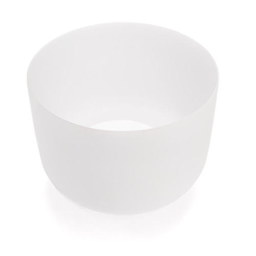 14" A Note 440Hz Perfect Pitch Third Octave Frosted Crystal Singing Bowl Crystal Vibes #cvf14am5-3