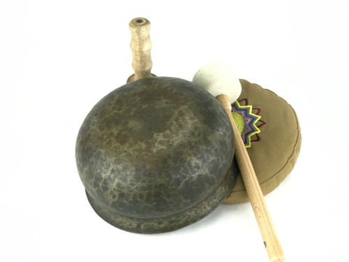 10" D# Note Antique Himalayan Singing Bowl #d14800319