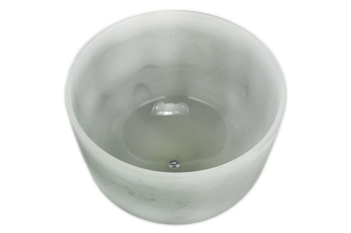 9" A Note 440Hz Perfect Pitch Black Tourmaline Empyrean Fusion Crystal Singing Bowl Crystal Vibes #ca009ap5 11001861