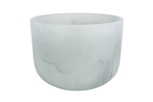 9" A Note 440Hz Perfect Pitch Moss Agate Empyrean Fusion Crystal Singing Bowl Crystal Vibes #ca009ap5 11001863