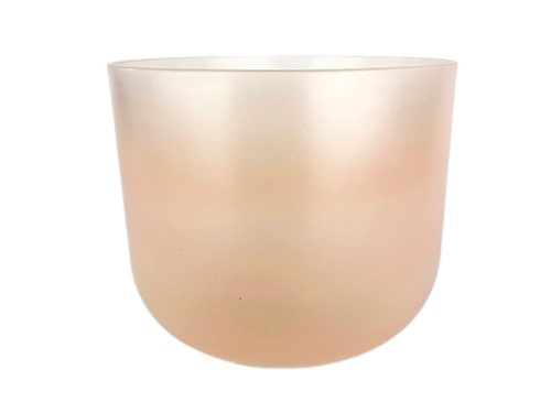 9" A# Note 440Hz Rose Quartz Fusion Crystal Singing Bowl Crystal Vibes #cc9asp40 11002142