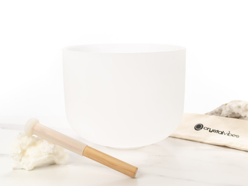 11" C# Note 440Hz Perfect Pitch Empyrean Crystal Singing Bowl Crystal Vibes #ca0011csp10 31003025