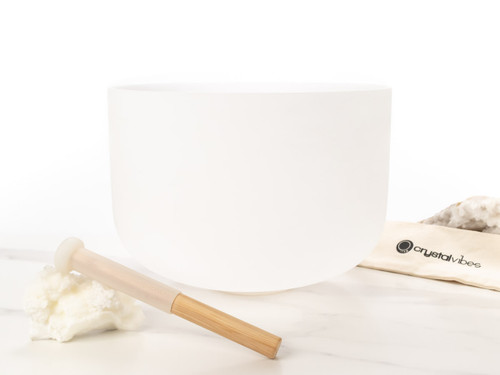 13" D# Note 432Hz Perfect Pitch Empyrean Crystal Singing Bowl Crystal Vibes #ca0013dsm30 31003661