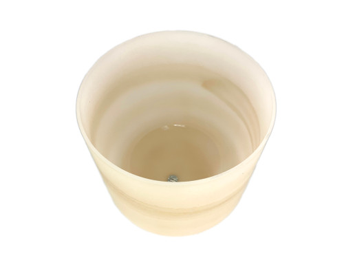 7" C# Note 440Hz Citrine Opaque Fusion Crystal Singing Bowl Crystal Vibes #fl7csp25 11002326