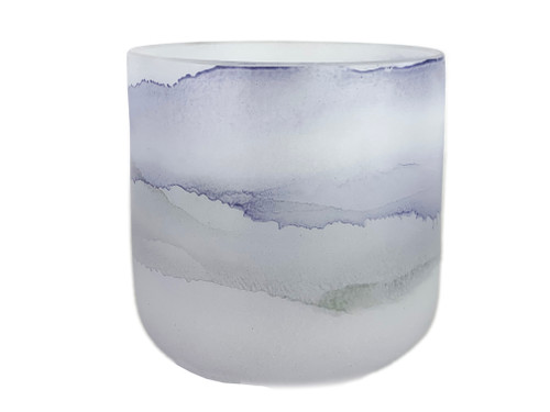 6" C# Note 440Hz Perfect Pitch Amethyst/Tanzanite Empyrean Fusion Crystal Singing Bowl Crystal Vibes #ca006cspp0 11002369