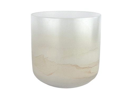 6" C Note 440Hz Perfect Pitch Citrine/Amethyst Empyrean Fusion Crystal Singing Bowl Crystal Vibes #ca006cpp0 11002413