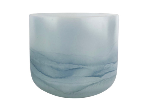 7" A Note 432Hz Perfect Pitch Sapphire Empyrean Fusion Crystal Singing Bowl Crystal Vibes  #ca007am35 11002583