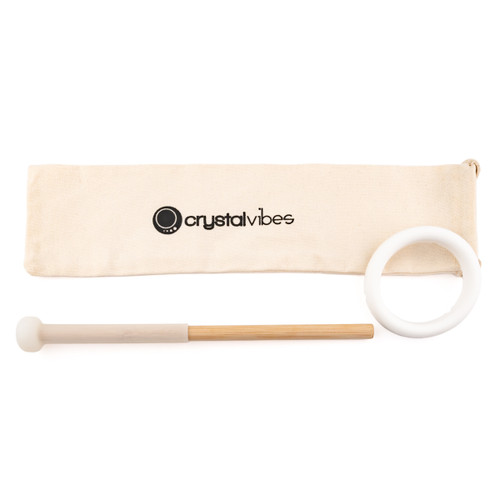 7" C Note 440Hz Perfect Pitch Empyrean Crystal Singing Bowl Crystal Vibes #ca007cm5 31005340