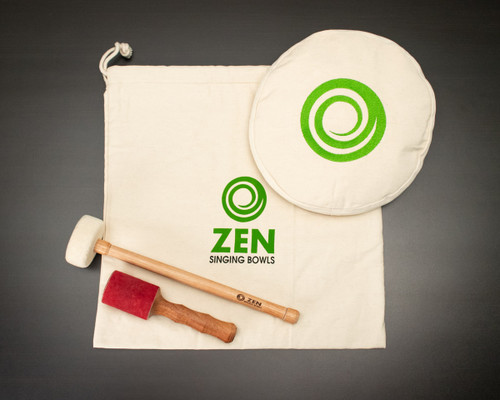 Zen Therapeutic ZT2000Flat D#/B/A Note Singing Bowl 14.75" #zt2000flatd2080