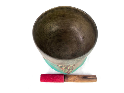 6.75" A/D Note Antique Himalayan Singing Bowl #a8400622