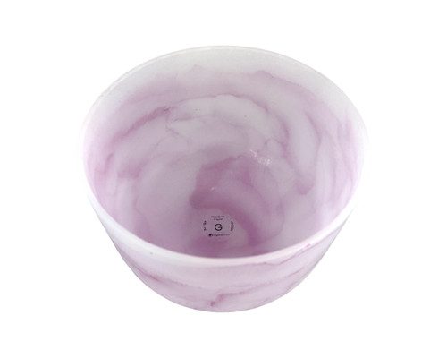 9" G# Note 440Hz Perfect Pitch Rose Quartz Empyrean Fusion Crystal Singing Bowl Crystal Vibes #ca009gspp0 11003104