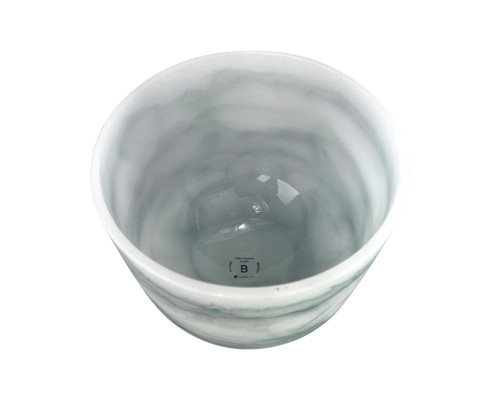 9" B Note 440Hz Perfect Pitch Green Aventurine Empyrean Fusion Crystal Singing Bowl Crystal Vibes  #ca009bpp0 11003198
