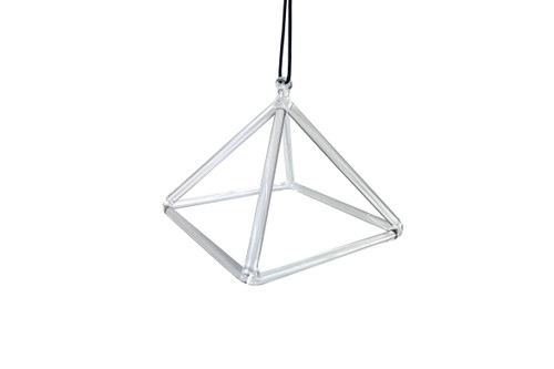 Quartz Singing Crystal Pyramid Chime 6"