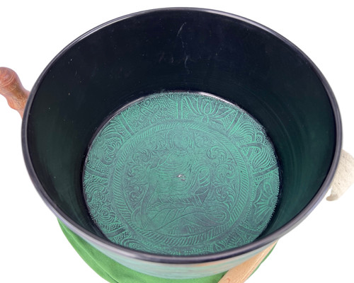10.25" C# Note Cast Aluminum Singing Bowl #c31600723