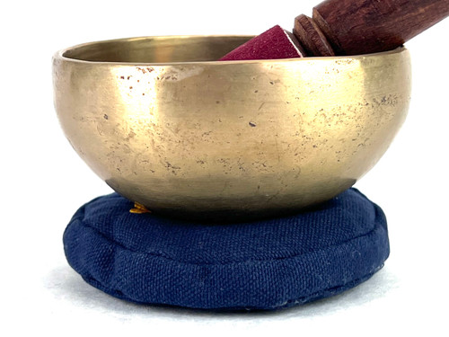 4" D#/A Note Himalayan Singing Bowl #d3050823