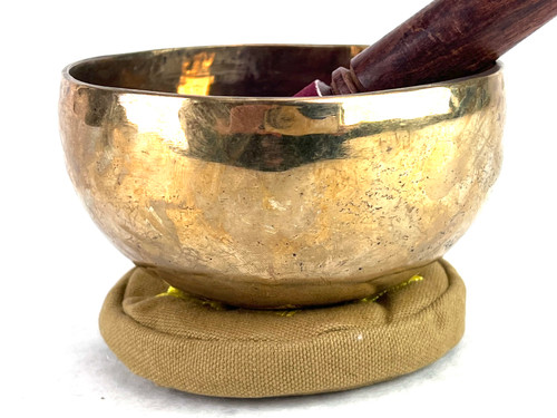 4.75" A#/E  Note Himalayan Singing  Bowl #a4700723