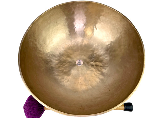Zen Grounding 10430 Gram G/C# Note Singing Bowl 19.75" #ztg10430