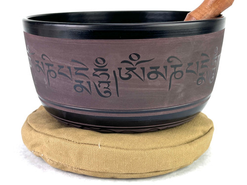 8" A Note Aluminum Cast Himalayan Singing Bowl #a10620923