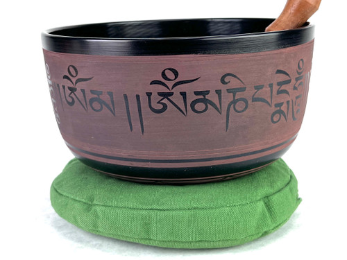 8.75" A Note Aluminum Cast Himalayan Singing Bowl #a14600923
