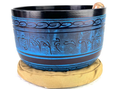 11.25" D Note Cast Aluminum Himalayan Singing Bowl #d31700923