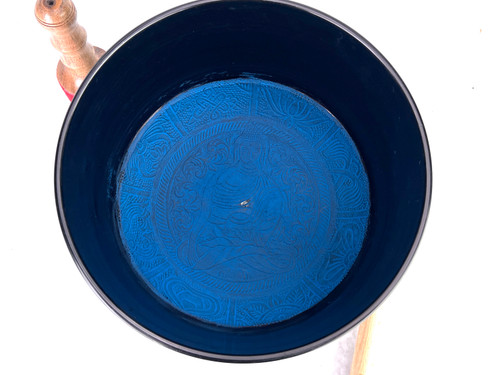 11.25" D Note Cast Aluminum Himalayan Singing Bowl #d31700923