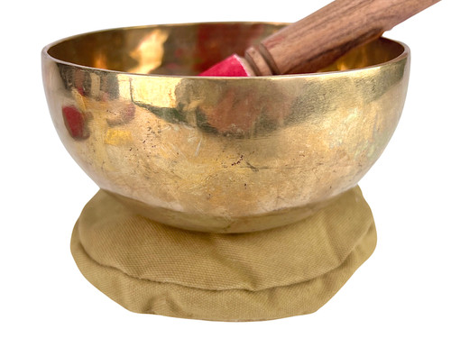 6.25" C#/G Note Himalayan Singing Bowl #c6701023
