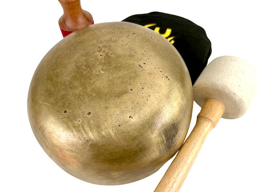 7" B/F Note Antique Himalayan Singing Bowl #b8351023