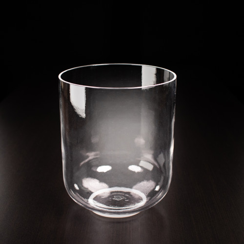 7" D# Note 440Hz Perfect Pitch Clear Quartz Crystal Singing Bowl Crystal Vibes  #cc7dsm10 33001903