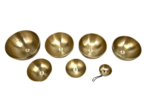 7-Note Zen Solfeggio Singing Bowls Set #zensol009
