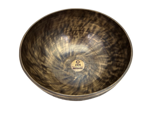 9.25" C#/G Note Premium Engraved Singing Bowl Zen Himalayan Pro Series #c16200224