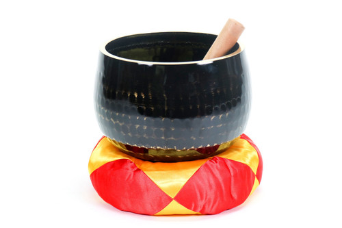 D Note 440Hz Japanese Style Rin Gong Singing Bowl 9" #j9dp20 66000618
