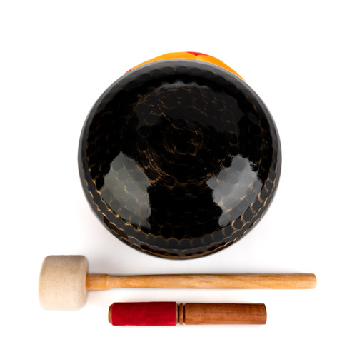 D Note 440Hz Japanese Style Rin Gong Singing Bowl 9" #j9dp15 66000811