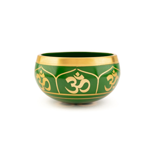 Green Cast Hindi Singing Bowl 4" Green Cast Hindi Singing Bowl 4"