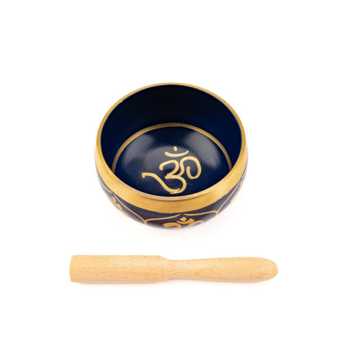 Blue Cast Hindi Singing Bowl 4" Blue Cast Hindi Singing Bowl 4"