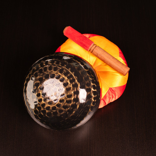 A Note 440Hz Japanese Style Rin Gong Singing Bowl 7" #j7am45 66000687