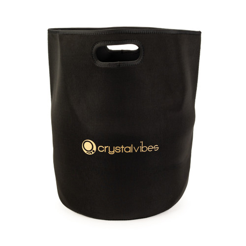 12" Individual Crystal Vibes Bamboo Charcoal Singing Bowl Nesting Sleeve